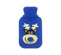 UKKD Botella de agua caliente 2000Ml Lavabile Lavorazione A Maglia Rimovibile Inverno Acqua Calda Bottiglia Di Acqua Calda Grande A Prova Di Freddo Calda Protettiva Calda
