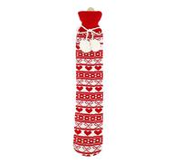 UKKD Botella de agua caliente 52 Cm / 72 Cm Sacchetto Di Acqua Calda Extra Lunga Alta Capacità Bottiglia Di Acqua Calda In Pvc Flanella Rimovibile Copertura Regalo Portatile
