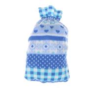 UKKD Botella de agua caliente Grande Copertura Di Stoffa Flanellata Laterale Per Bottiglie Di Acqua Calda Per 2000Ml Bottiglia Per Acqua Calda In Gomma Rimovibile