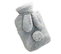 UKKD Botella de agua caliente Sacchetto Di Acqua Calda Scaldatore A Mano Scalda Per Uso Domestico Bottiglie Di Acqua Calda Con Coperchio Dell'Orecchio Di Coniglio