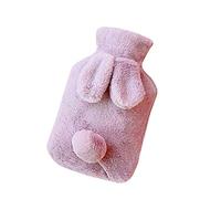 UKKD Botella de agua caliente Sacchetto Di Acqua Calda Scaldatore A Mano Scalda Per Uso Domestico Bottiglie Di Acqua Calda Con Coperchio Dell'Orecchio Di Coniglio