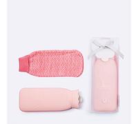 UKKD Botella de agua caliente Silicone Hot Water Bag Sacchetto Pieghevole Pieghevole Auoia Acqua Scaldino A Iniezione Acqua