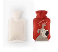 UKKO Bolsa agua caliente Botella De Agua Caliente Bolsa De Agua Caliente Inyección De Agua Pie Calentador De Cama Tamaño De La Cama Mini Portátil Bebé Mano Calentador-Clear