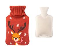 UKKO Bolsa agua caliente Botella De Agua Caliente Bolsa De Agua Caliente Inyección De Agua Pie Calentador De Cama Tamaño De La Cama Mini Portátil Bebé Mano Calentador-Light Yellow