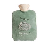 UKKO Bolsa agua caliente Botella De Agua Caliente Cálido Vientre Hembra Menstrual Caliente Compresas De Agua Inyección De Agua Cálido Bebé Calentador Bolso Lindo-2000Ml