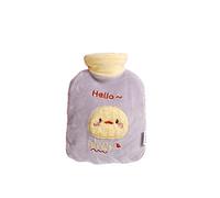 UKKO Bolsa agua caliente Botella De Agua Caliente Cálido Vientre Hembra Menstrual Caliente Compresas De Agua Inyección De Agua Cálido Bebé Calentador Bolso Lindo-500Ml