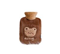 UKKO Bolsa agua caliente Botella De Agua Caliente Cálido Vientre Hembra Menstrual Caliente Compresas De Agua Inyección De Agua Cálido Bebé Calentador Bolso Lindo-500Ml