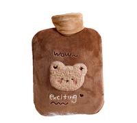 UKKO Bolsa agua caliente Botella De Agua Caliente Cálido Vientre Hembra Menstrual Caliente Compresas De Agua Inyección De Agua Cálido Bebé Calentador Bolso Lindo-2000Ml
