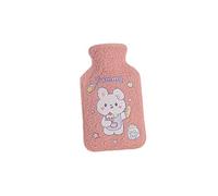 UKKO Bolsa agua caliente Botella De Agua Caliente Portátil Peluche A Prueba De Fríos Bolsa De Vellón Mano Femenina Botella De Agua Caliente Seguridad Explosión De Explosión-S-Pattern 2