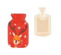 UKKO Bolsa agua caliente Pequeño Regalo Práctico Bolsa De Agua Caliente Pequeño Mini Tesoro Cálido Tesoro Lindo Dibujos Animados Bolsa De Agua Caliente Bebé Caliente-Red