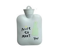 UKKO Bolsa agua caliente Portátil Espesado De Silicona Bolsa De Agua Caliente De La Mano Llena De Agua Que Calienta El Calentamiento De Los Niños De Los Niños Calentadores-400Ml F