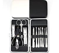 UKKO Cortauñas 12Pc / 1Set Professional Nail Clipper Kit Práctico Pedicura Tijeras Tweezers Cuchillo Oído Escoge Nail Art Herramientas De Uñas