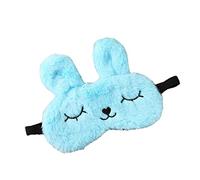 UKKO Máscara para dormir Gafas De Sueño De Peluche, Gafas Blandas, Gafas, Vendajes, Viajes, Relajarse, Siesta, Cuidado De La Salud-B