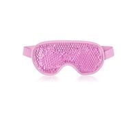 UKKO Máscara para Dormir Máscara Mascarilla De Sueño De Gel De Hielo Reutilizable Frío Congelado Ojo Comprimir Paquete De Hielo para Ojos Hinchados Ojos Secos Alivio De Estrés-Light Red