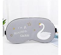 UKKO Máscara para Dormir Máscara para Dormir De Dibujos Animados Máscara De Ojo Máscara De Ojo Algodón Ojo Viajes Relajación Durmiente Mascarilla Ojo Sombreado Mascarilla-Gray