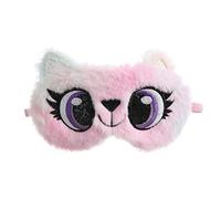 UKKO Máscara para Dormir Panda Panda Dormento Mascarilla Eyepatch De Dibujos Animados Ojo De Dibujos Animados para Viajes De Ojos Relaje Ayuda para Dormir Parche -Rainbow