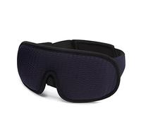 UKKO Máscara para Dormir Transpirable Máscara para Dormir 3D Bloquear La Luz Slaapmasker Ojo Shade Vendfold Ayuda para Dormir Máscara De Cara Eyepatch-Navy Blue