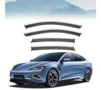 Uklal 4 Piezas Coche Deflectores, para BYD Seal EV/BYD Seal MK1 2022-2024 Cortavientos Ventanilla Deflectores de Aire Escudo Lluvia Viseras Derivabrisas