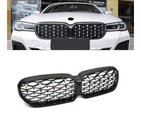 Uklal Coche ABS Rejilla radiador, para BMW 5 Series G30 2021-2023 Parrilla Delantera Rejillas Radiador Delantero Doble Puente Accesorios Repuesto
