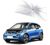 Uklal Parasol Parabrisas de Coche, para BMW i3 Protección Solar Bloqueo Rayos UV Plegable Accesorios Interiores Prueba Viento