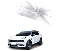 Uklal Parasol Parabrisas de Coche, para Lynk&Co 01 New Energy Protección Solar Bloqueo Rayos UV Plegable Accesorios Interiores Prueba Viento