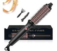 UKLISS Thermal Brush, 3 en 1 Cepillo Térmico 32mm，Cepillo Rizador Iónico Calentado para Crear Rizos Naturales, Cepillo Redondo para Pelo Caliente para un Aspecto más Suave, Doble Voltaje, 160-204℃