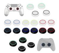 UKOFEW 20 Piezas Joystick Thumbstick Grips,Cubiertas de Agarre para Mando de Silicona,Joystick Accesorios de Protección para Xbox One Series X/S, PS5 Controlador Accesorios