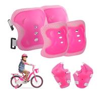 UKOFEW 6 Piezas Protecciones Patines Set,Set Rodilleras Coderas y Muñequeras,Protecciones Skate Niño,para Ciclismo, Monopatín, Escalada y Otros Deportes