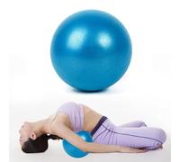 Pelota de Yoga, Mini Pelota de Pilates, Pelotas de Ejercicio Pequeñas, Pelota de Pilates de Yoga, con Pajita Inflable, para Pilates, Yoga, Entrenamiento Cuerpo Completo y Mejora del Equilibrio (25cm)