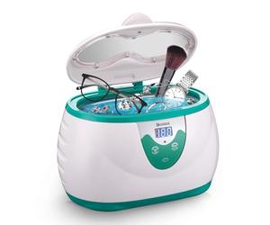 UKOKE Máquina de limpieza ultrasónica con temporizador para joyería, gafas y prótesis 0,6 L Verde