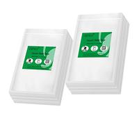 UKPALO 20 cm x 30 cm, 50 unidades y 28 cm x 40 cm, 50 bolsas selladoras al vacío precortadas para alimentos, bolsas de 4 mil de grosor, bolsas de sellado al vacío sin BPA, resistentes, ideales para