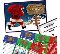 UKPG Juego de fiesta de Navidad, un cuestionario muy feliz de Navidad, 20 jugadores, 6 juegos/categorías incluidas para Navidad, fiesta de Navidad, prueba familiar, relleno de calcetines