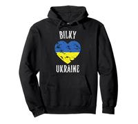 Ukraine Flag Heart Bilky City Sudadera con Capucha