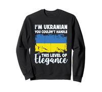 Ukraine Flag Proud Elegant Ukrainian Boyfriend Girlfriend Sudadera