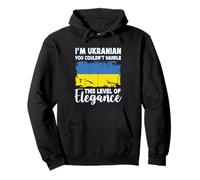 Ukraine Flag Proud Elegant Ukrainian Boyfriend Girlfriend Sudadera con Capucha