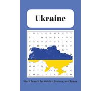 Ukraine Word Search Puzzle Book: Word Searches with Easy to Read Print about Ukraine, Cities, Landmarks and More | 6x9 inches | 50+ Puzzles ... Gift for Vacations, Holidays, and Free Times