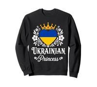 Ukrainian Princess Ukraine Flag Proud Ukrainian Girl Sudadera