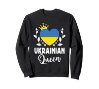 Ukrainian Queen Ukraine Flag Proud Ukrainian Woman Sudadera