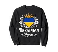 Ukrainian Queen Ukraine Flag Proud Ukrainian Woman Sudadera