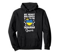Ukrainian Queen Ukrainian Wife Girlfriend Ukraine Flag Sudadera con Capucha