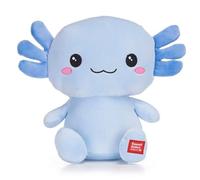UKToyworld Kawaii Kuties - Peluche suave de ajolote azul bebé de 10 pulgadas, color pastel, salamandra, 25 cm