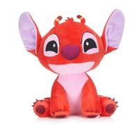 UKToyworld Leroy - Peluche de Leroy sentado de 10 pulgadas con puntada roja