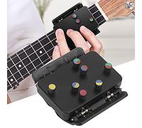 Ukulele Ayuda, Un Color Una Cuerda Negro Acorde Asistido Herramientas de Aprendizaje Principiante Práctica Asistente para 23 Pulgadas y 26 Pulgadas Ukulele