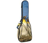 Ukulele Bag Animal Penguin Ukulele Case para Soprano Tenor Concierto 23 pulgadas 10MM Grueso suave acolchado correas ajustables Gig Bag