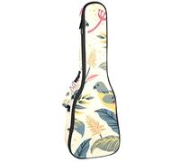 Ukulele Bag Birds In The Nature Design Patrón Ukulele Caso para Soprano Tenor Concierto 23 pulgadas 10MM Grueso suave acolchado correas ajustables Gig Bag
