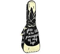 Ukulele Bag You Are The Of My Eye - Funda de ukelele para concierto soprano Tenor de 23 pulgadas, 10 mm de grosor, suave acolchado correas ajustables bolsa