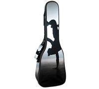 Ukulele Bolsa de Ukelele Realizando Kick Boy Caso de Ukulele para Soprano Tenor Concierto 23 pulgadas 10MM Grueso suave acolchado correas ajustables Gig Bag