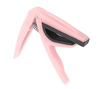 Ukulele -Capo Plastic Light Pitch Instrument para Voces Simples con Accesorios de Instrumentos de Cuerda Primavera, Adecuado para Jugadores Ukelele (PINK)