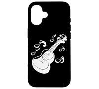 Ukulele Graphic Ukulelist Lecciones de música Carcasa para iPhone 16