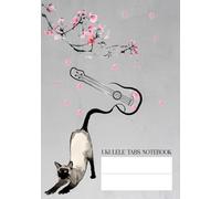 Ukulele Tabs Notebook - AshLee Cat Design | 120 Pages with Chord Chart: Record Ukulele Songs, Chords & Melodies | Portable 5.83" x 8.27" Size | Music ... for Ukulele Players, Songwriters & Beginners